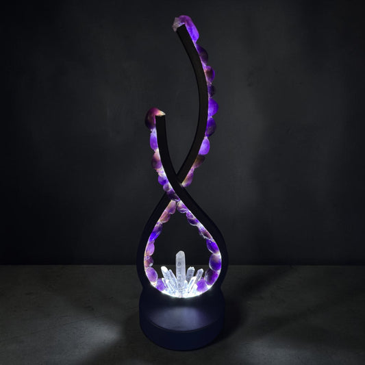 Flame Crystal Lamp “Heavens Gate”