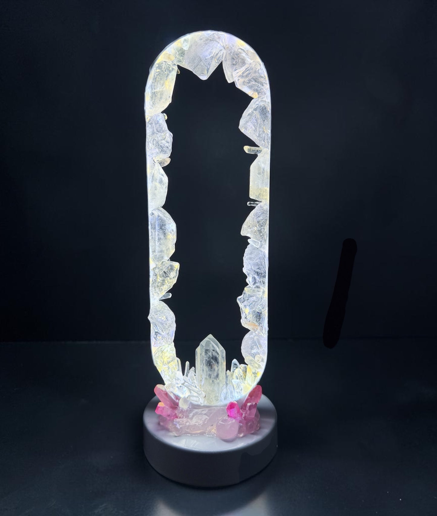 Moon Goddess Crystal Lamp
