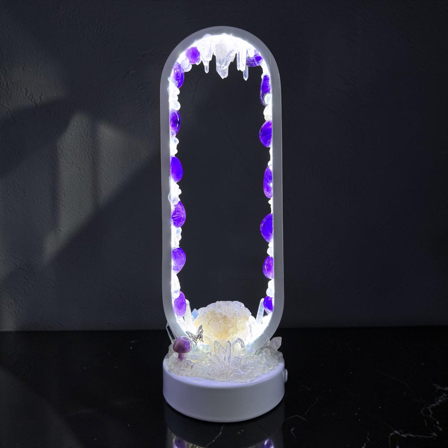 Aphrodite’s Gate Crystal Lamp.