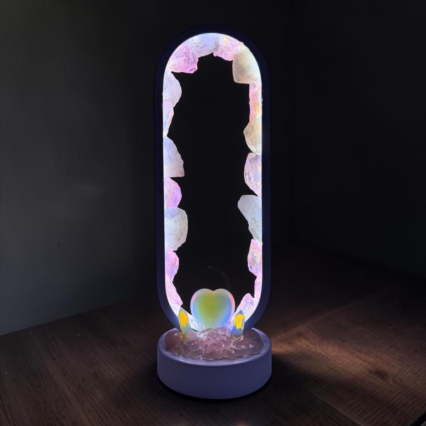 Goddess Glow Crystal Lamp.