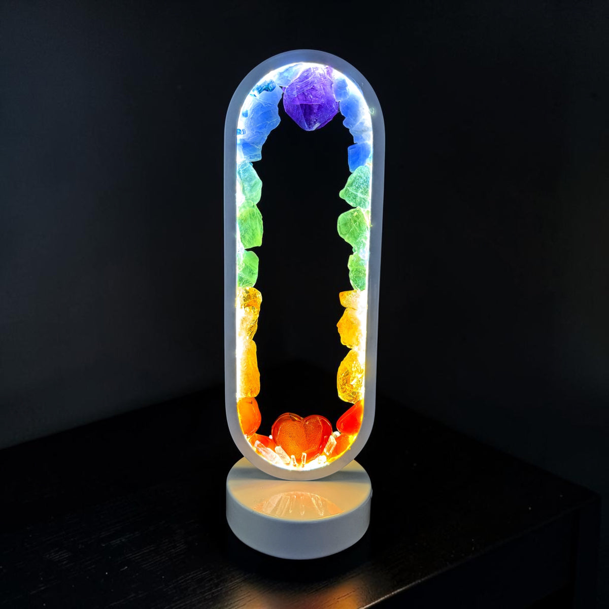 Crystal Portal Lamp “Rainbow Soul”