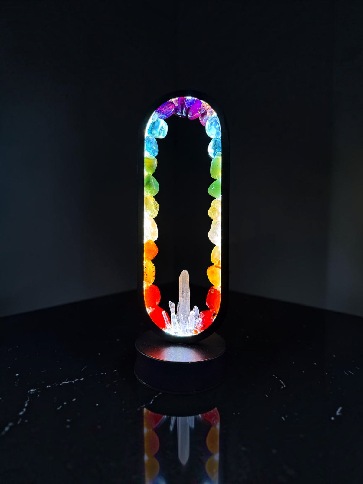 Crystal Lamp “Rainbow Glow”