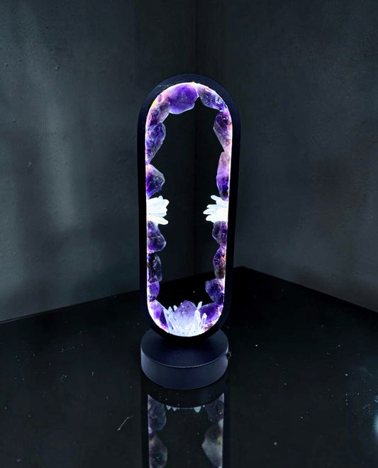 Crystal Lamp “ Amethyst Gateway”