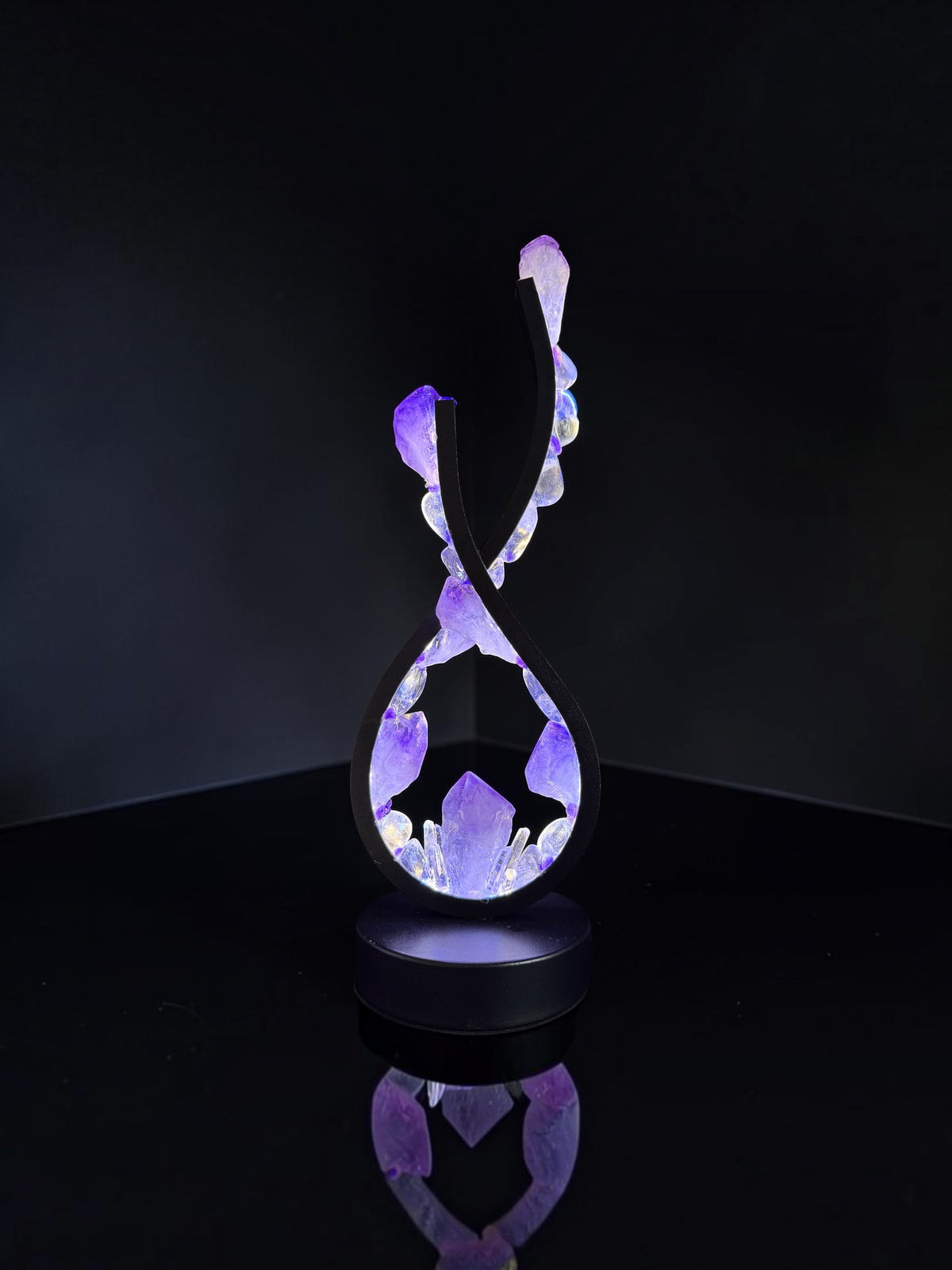 Flame Crystal Lamp “Eternal Flame”