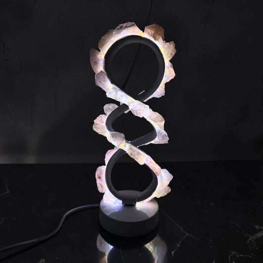 Rose Infinity Crystal Lamp
