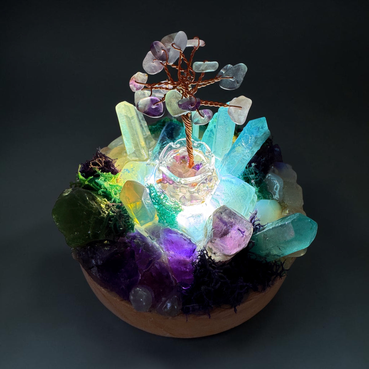 Fairy Light Garden Aqua