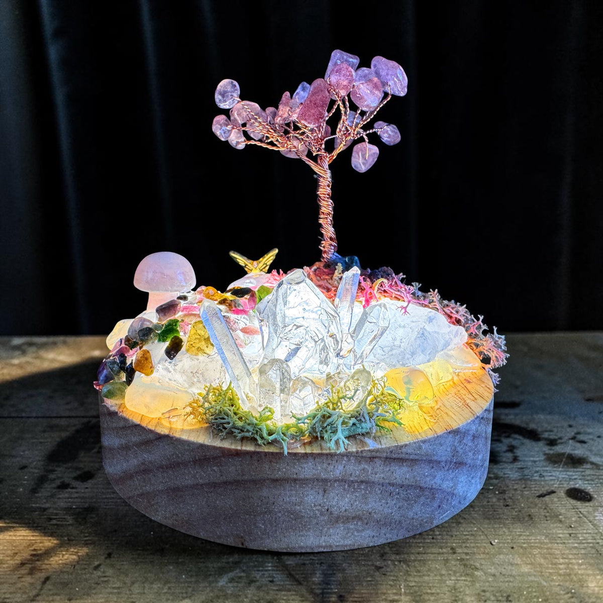 Crystal Lamp Garden 6 (10cm)
