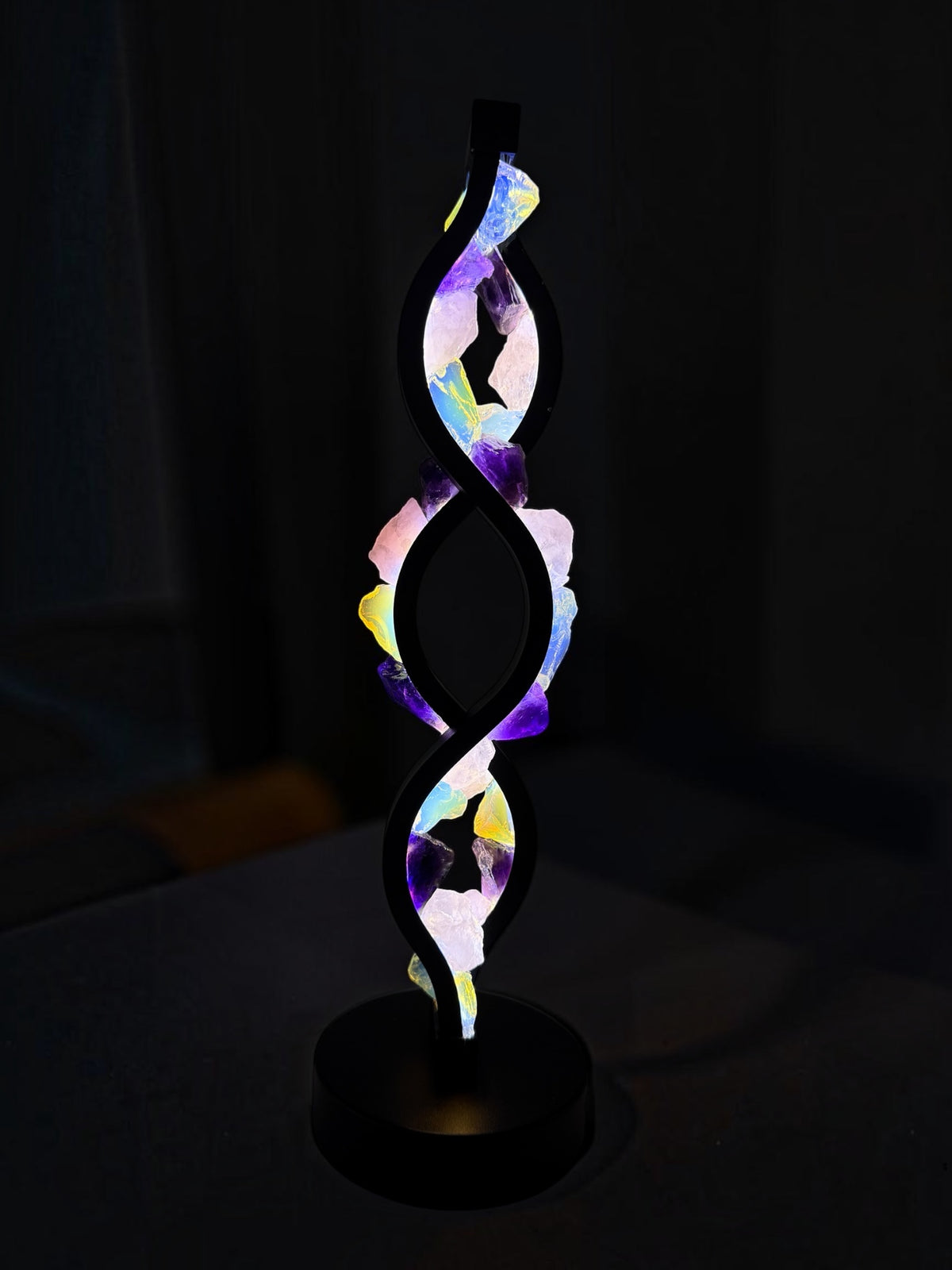 Crystal Twist Lamp “Sunset”