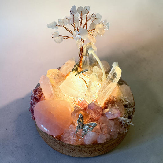 Fairy Light Garden (Rose Quartz #1)