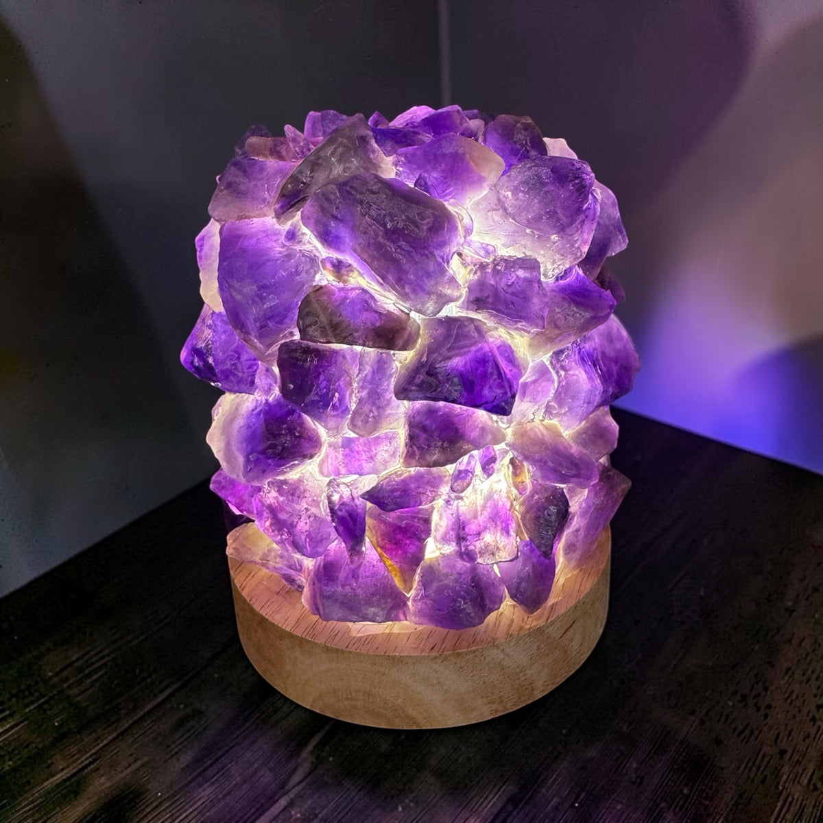 Amethyst Dome Lamp (L)