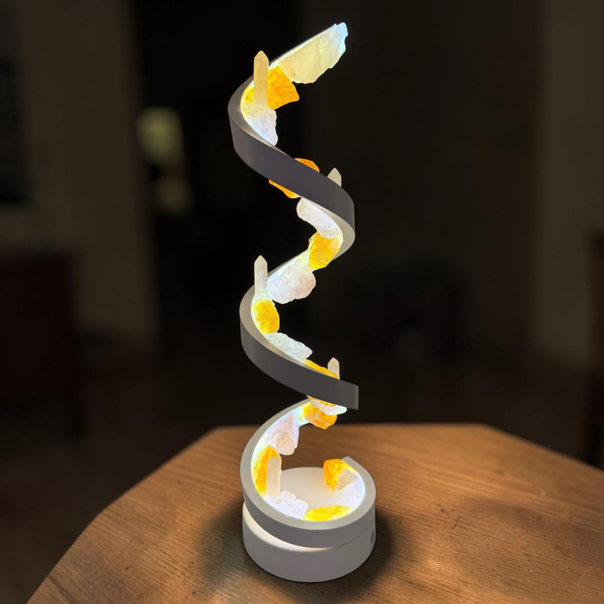 Crystal Spiral Lamp “Serenity Spiral”