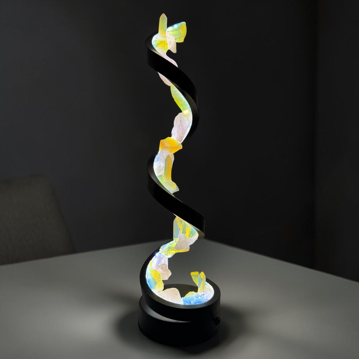 Crystal Spiral Lamp “Mystic Spiral”