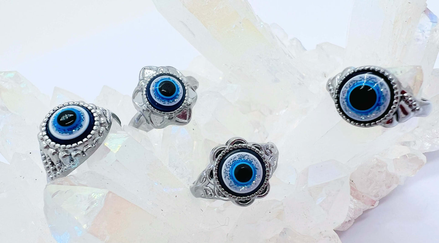 Evil Eye Ring Set