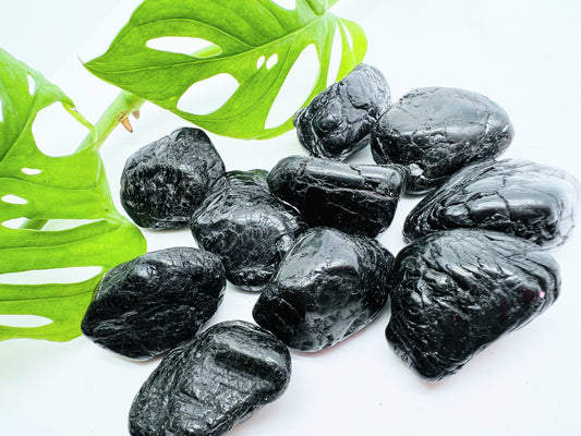 Tumbled Black tourmaline