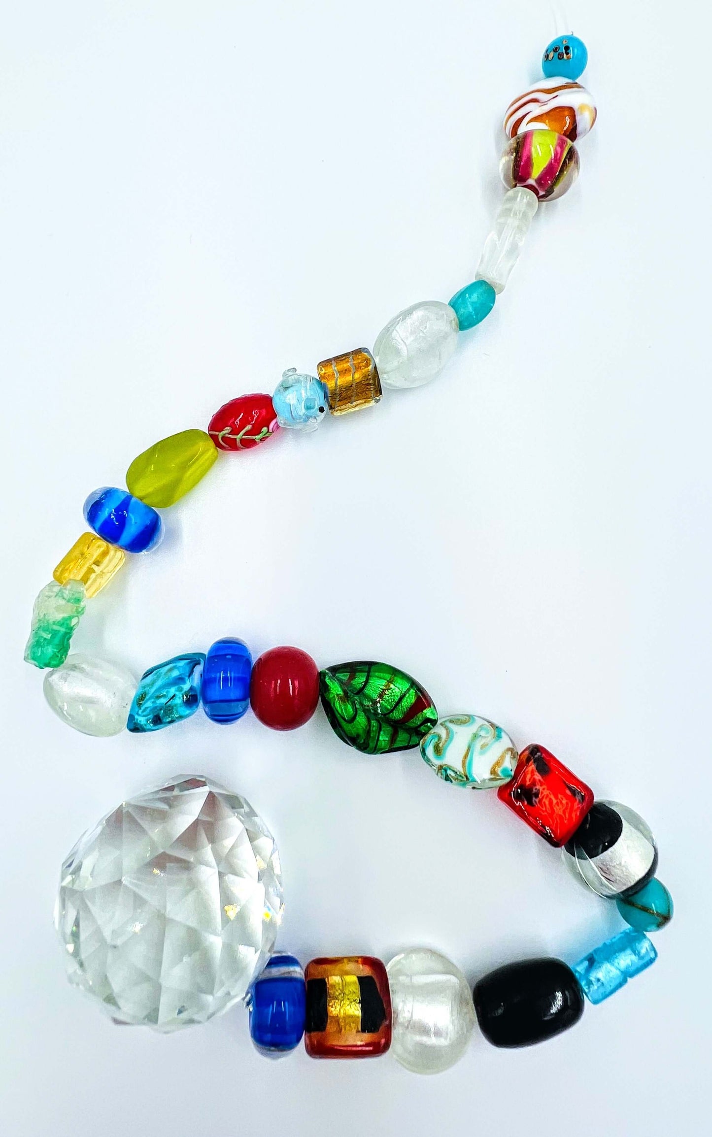 Multi Colour Glass Bead Sun Catchers.