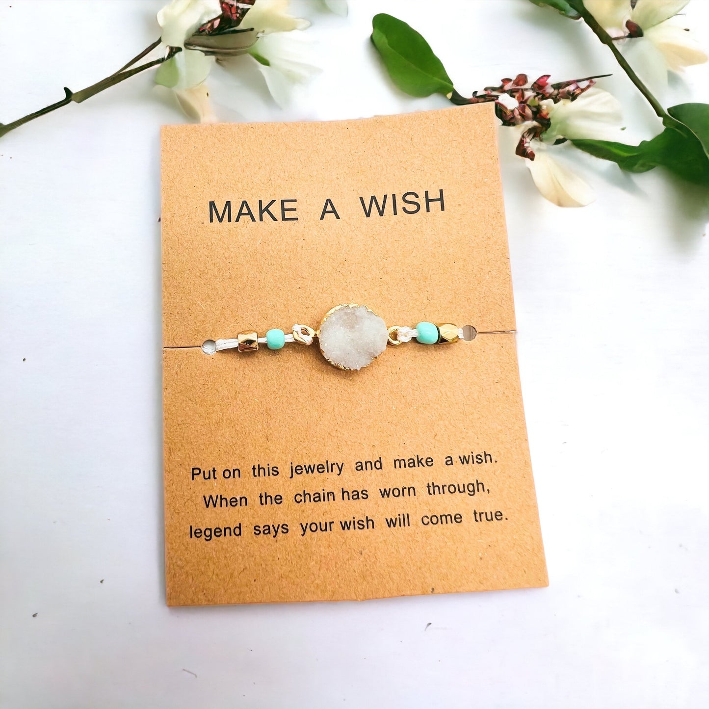 Make a wish bracelet (round)
