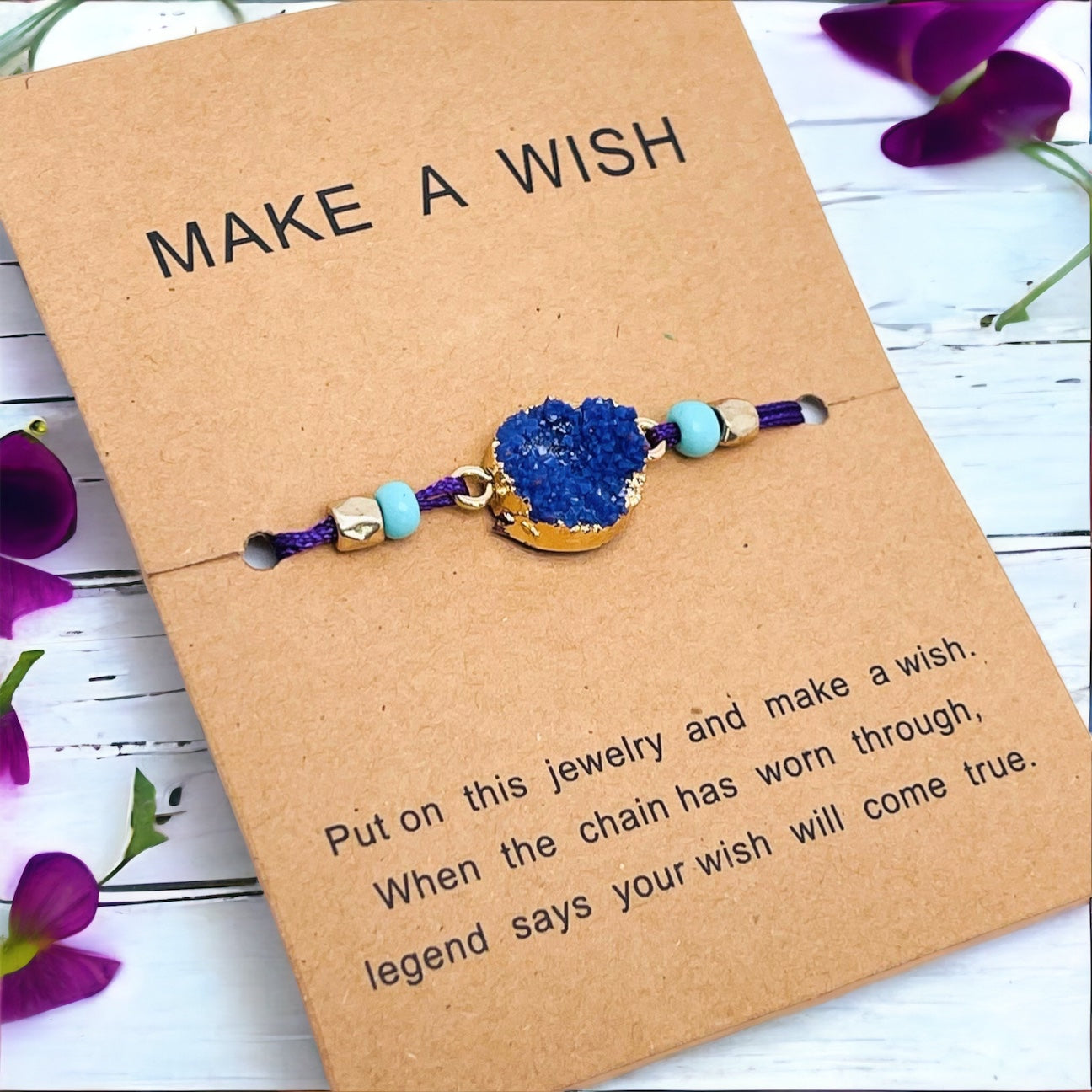 Make a wish bracelet (round)